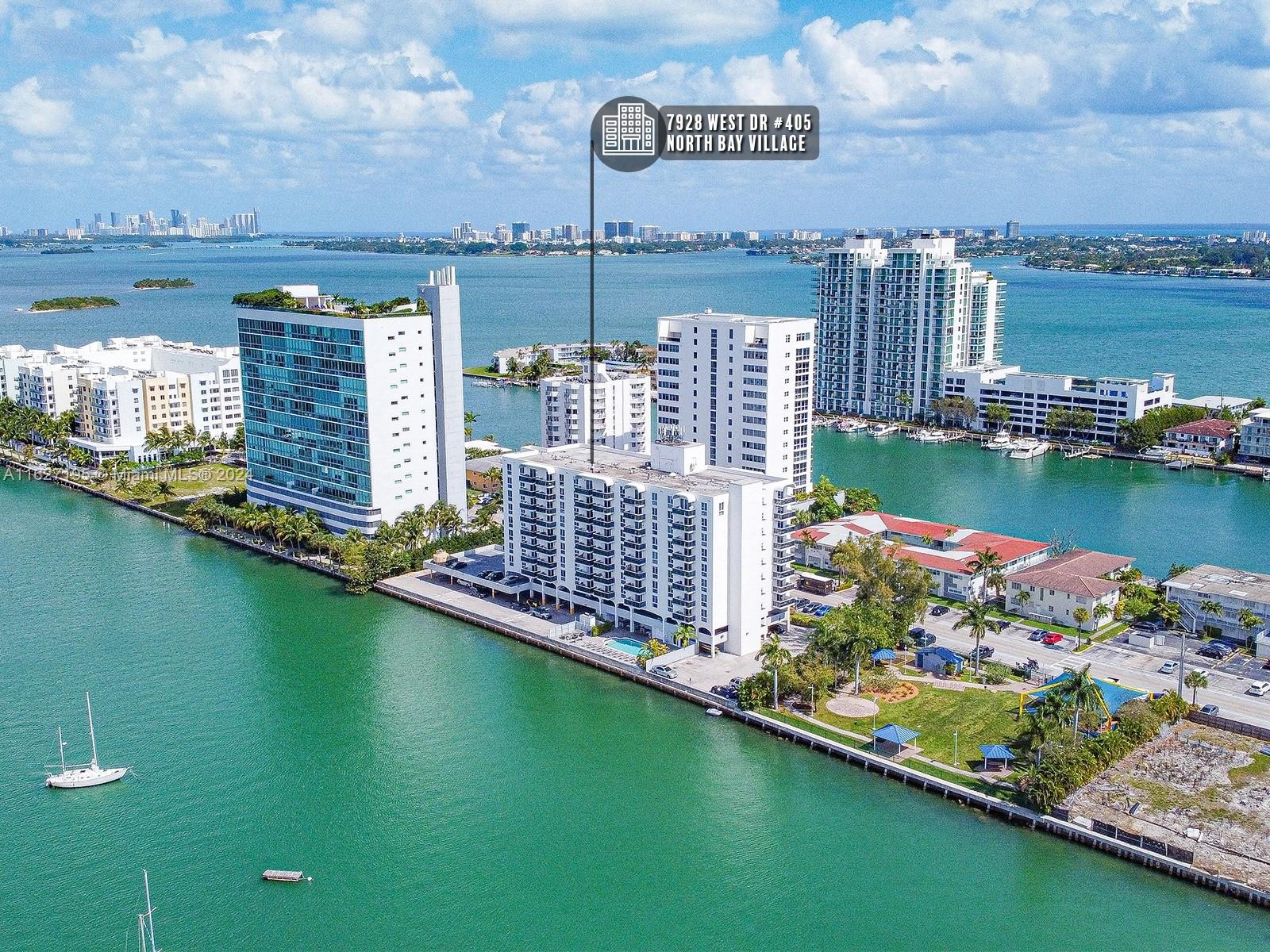 a view of a city with tall buildings