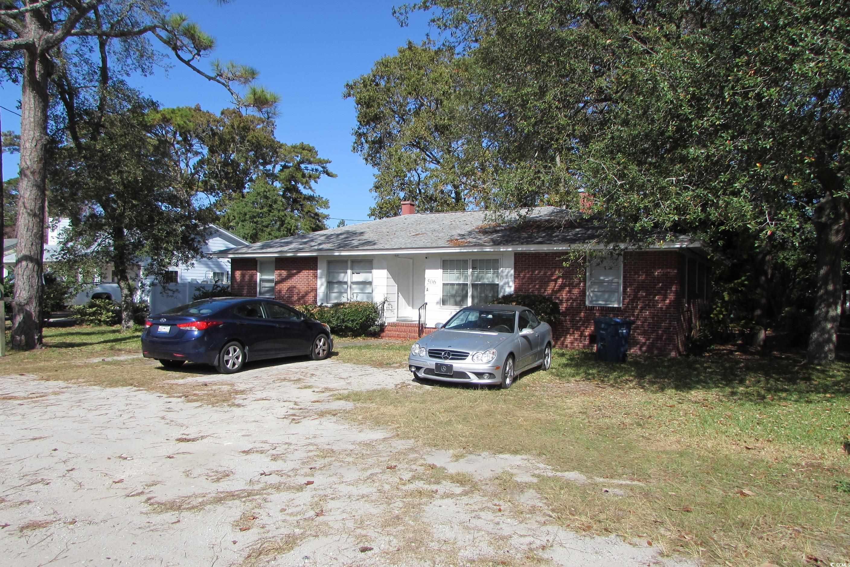 View of single story home