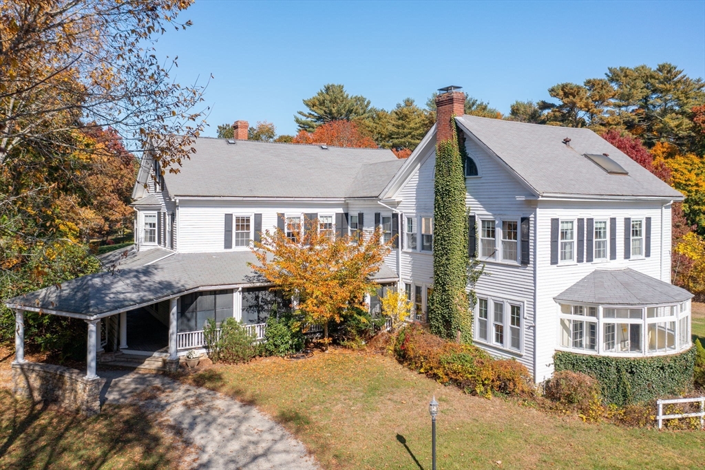 front view of a house with a porch