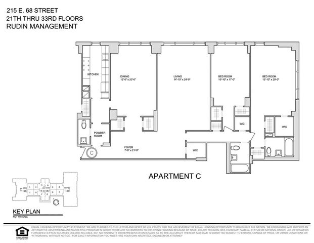 $12,500 | 215 East 68th Street, Unit 26C | Lenox Hill