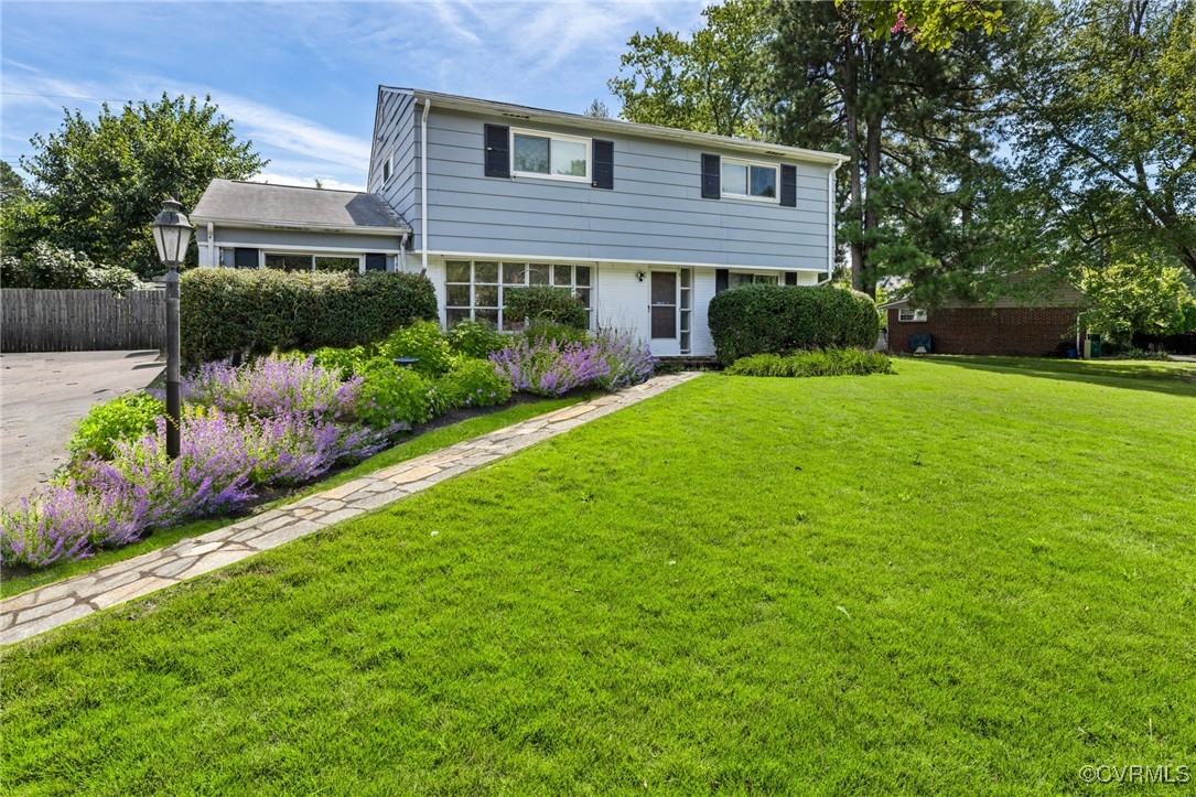 View of front of home-Digitally Landscaped