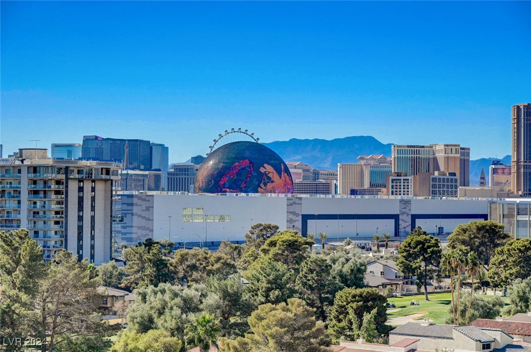 Exceptional views of the Sphere and The Strip.