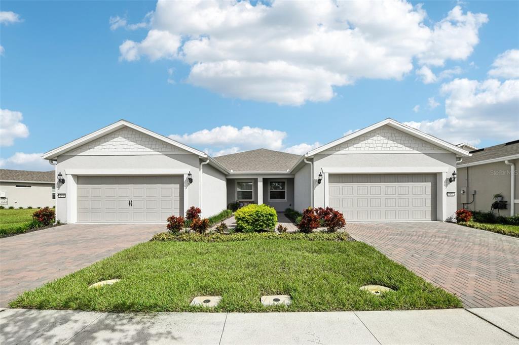 a front view of house with yard