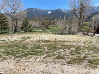 a view of backyard of a house