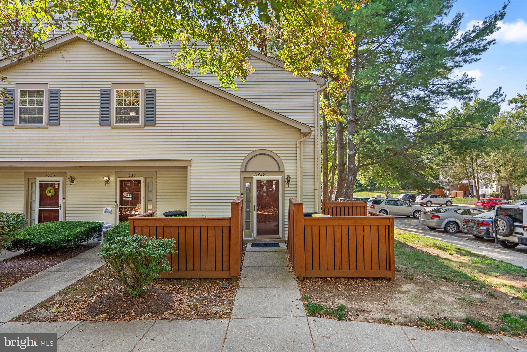 a view of a house with a patio