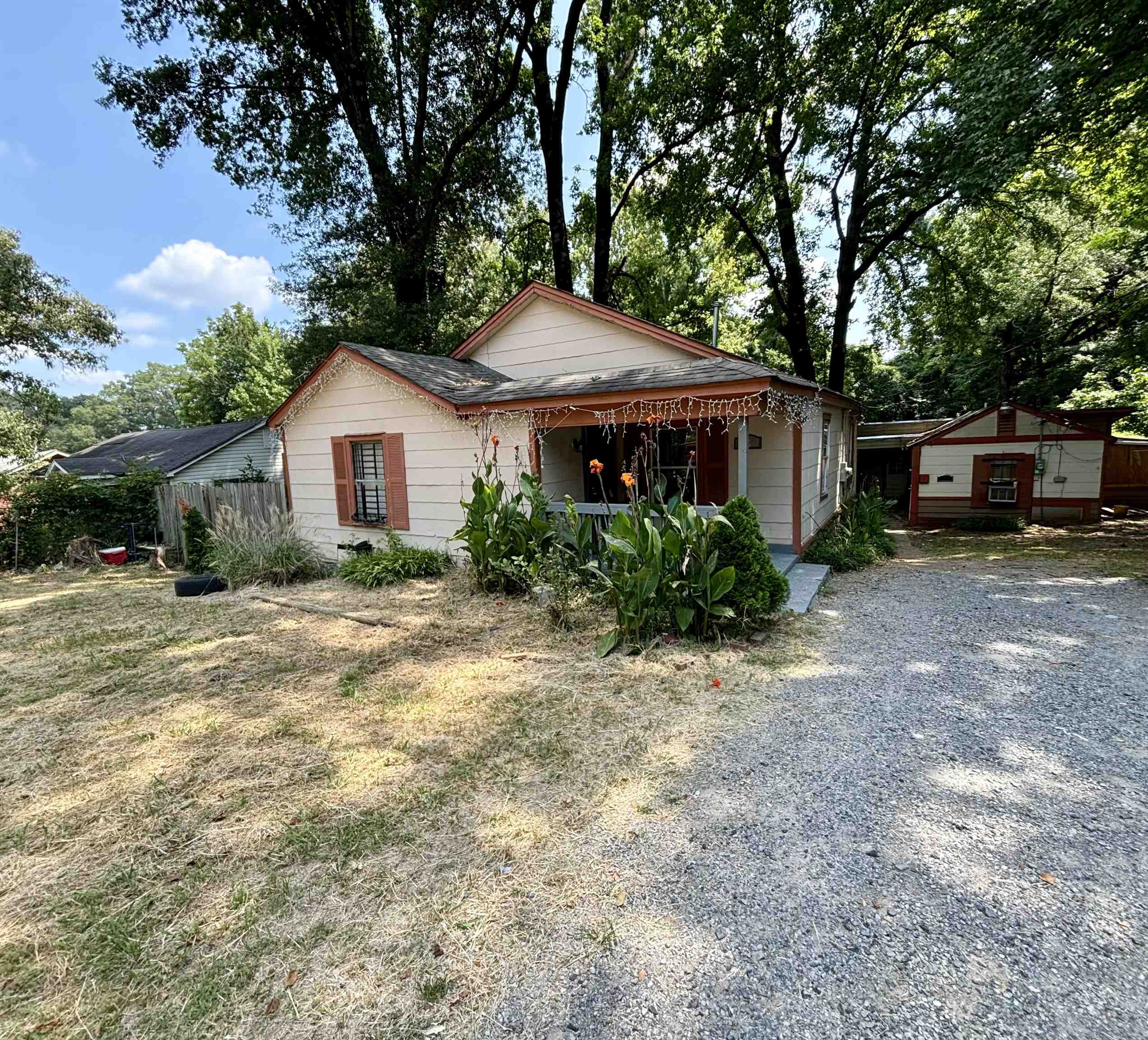 View of bungalow