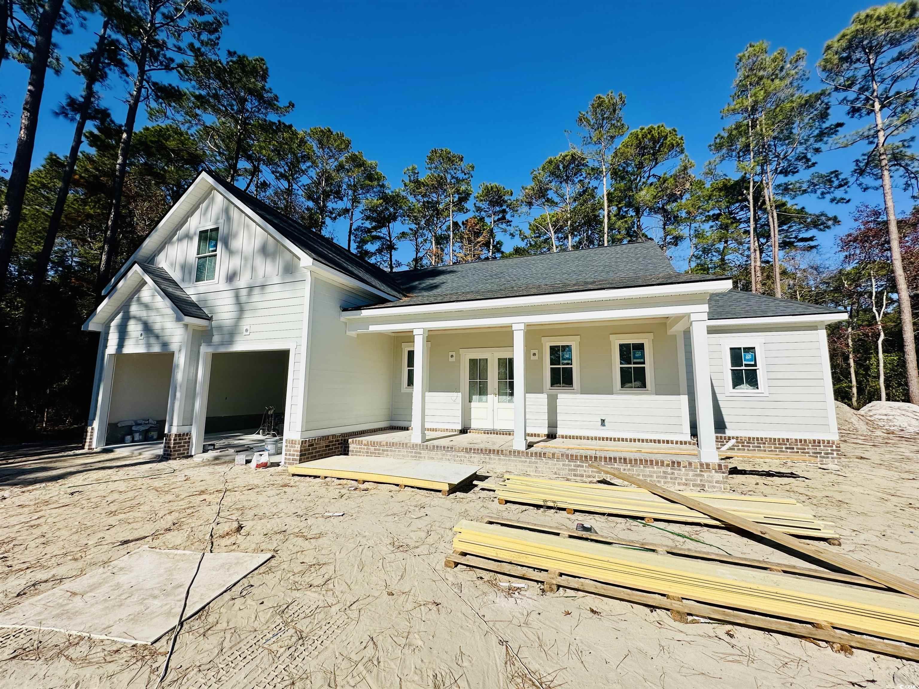 View of front of home with a porch