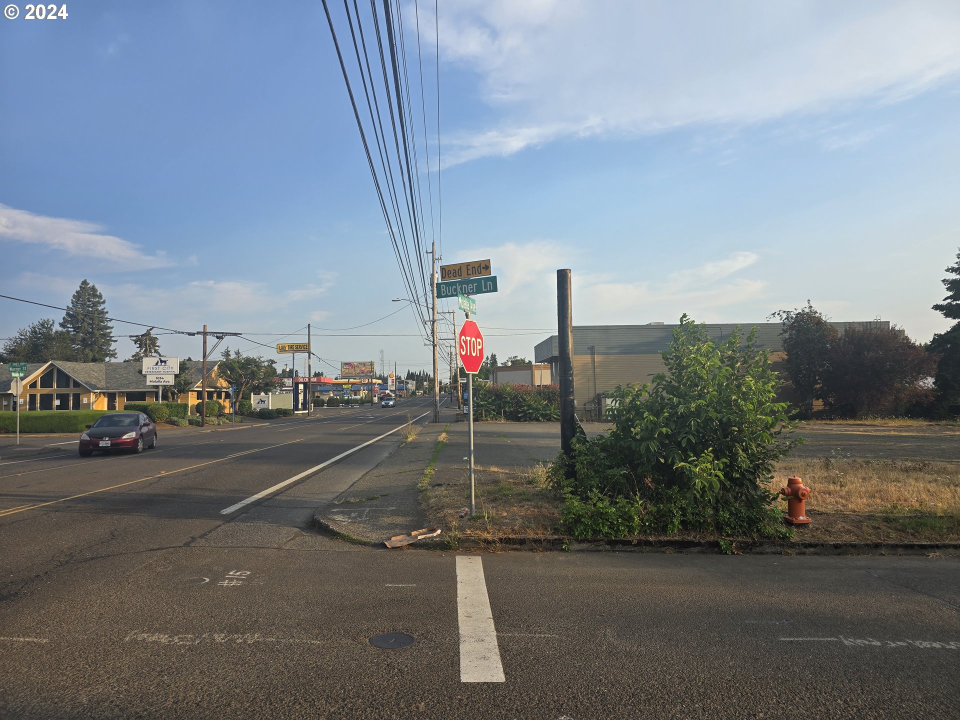 a view of a street