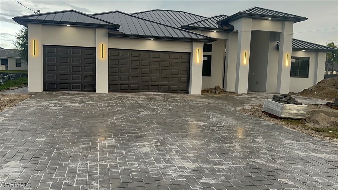 a house with a outdoor space