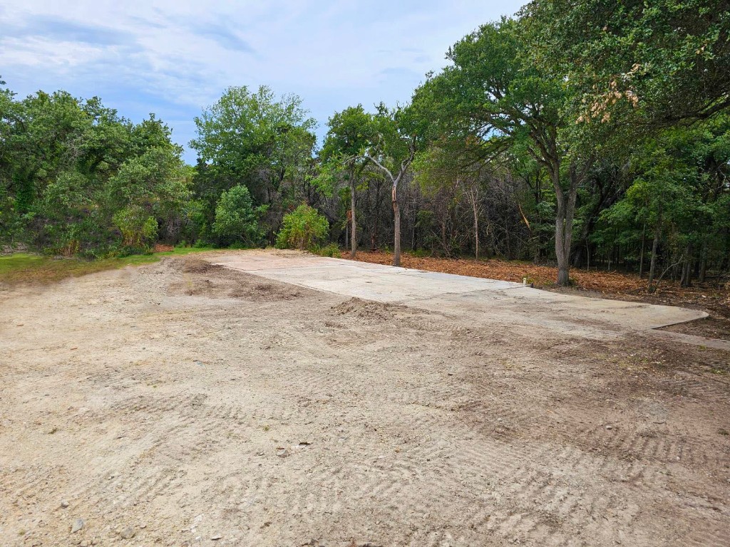 Slab from former structure at lower section