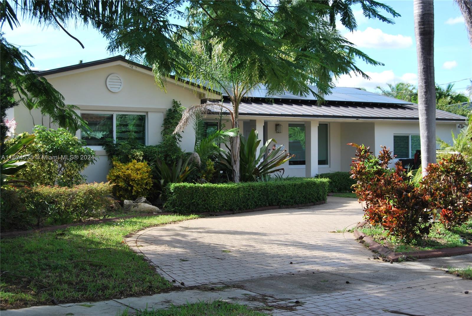 front view of house with a yard