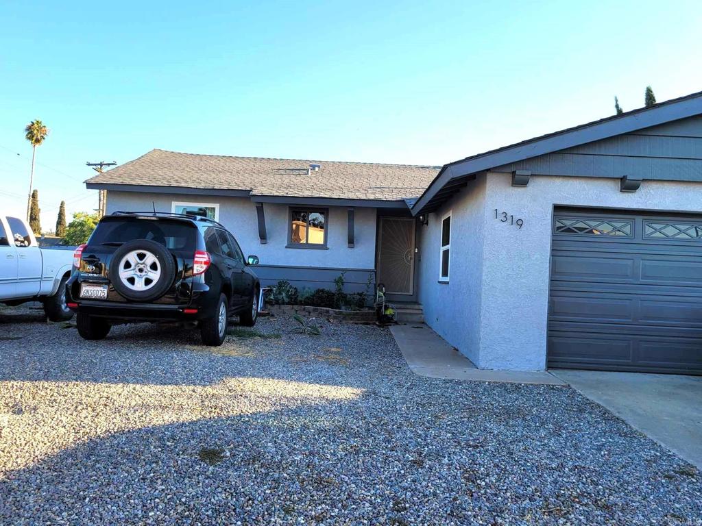 a view of a car garage