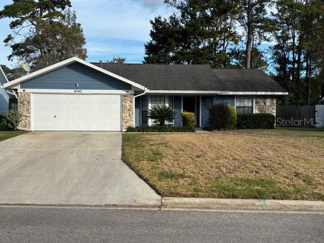 front view of house with a yard