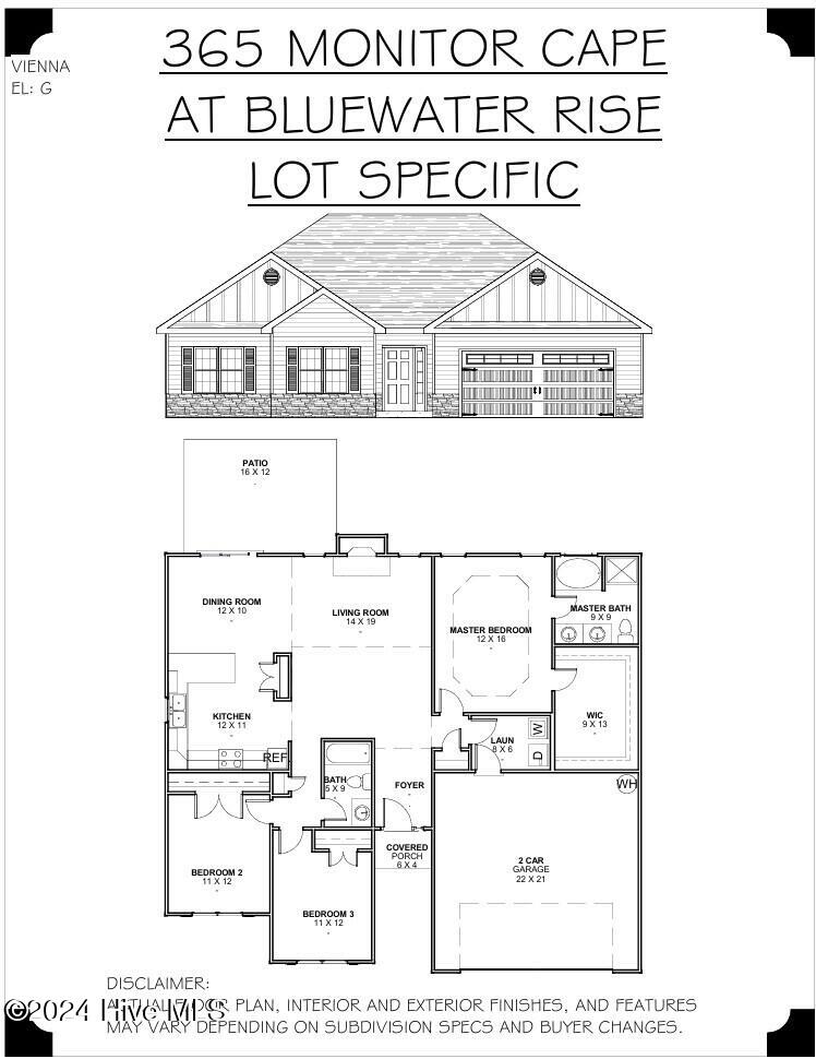 Floor Plan Vienna Lot 365 Photo