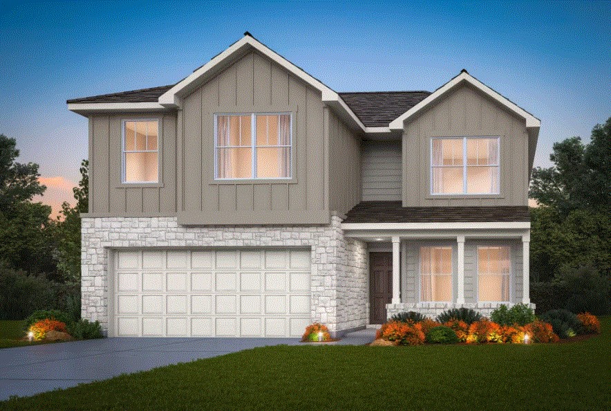 Pulte Homes, Enloe elevation HC201, rendering