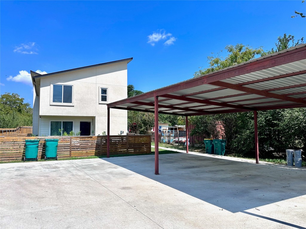 a view of a house with a outdoor space