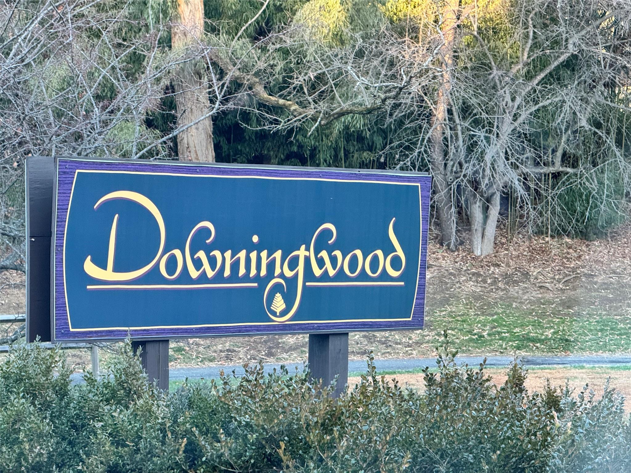 Welcome to the Downingwood Entrance