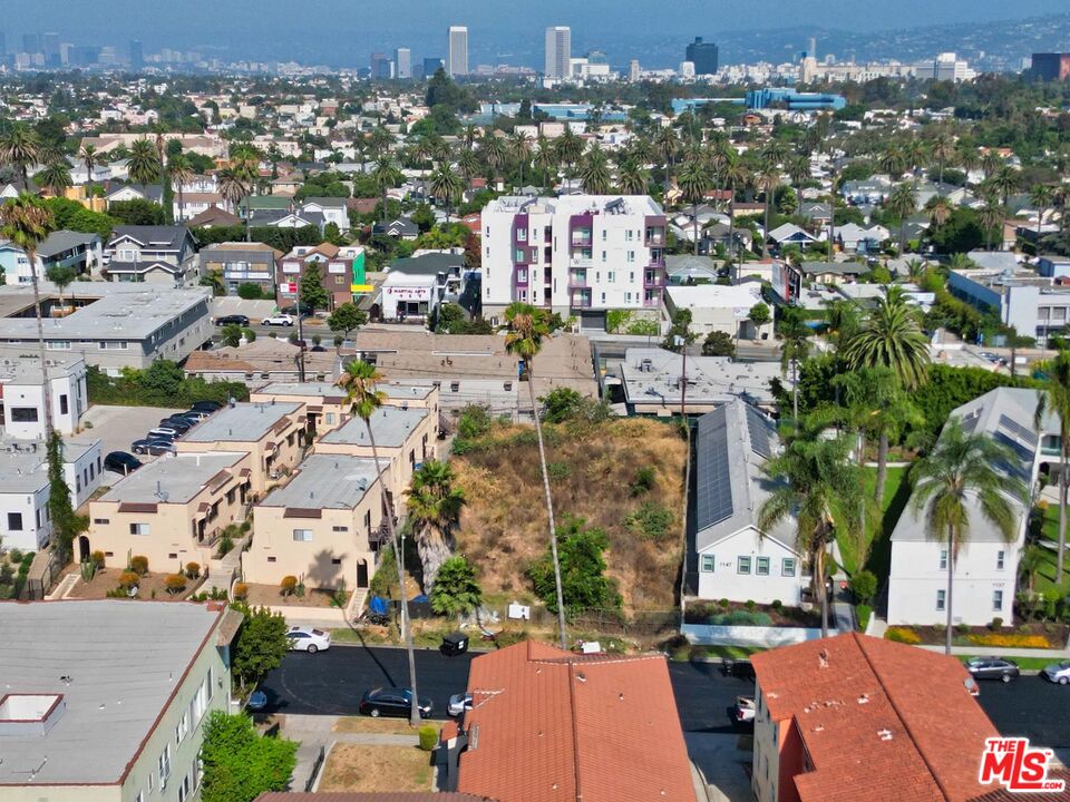 an aerial view of city