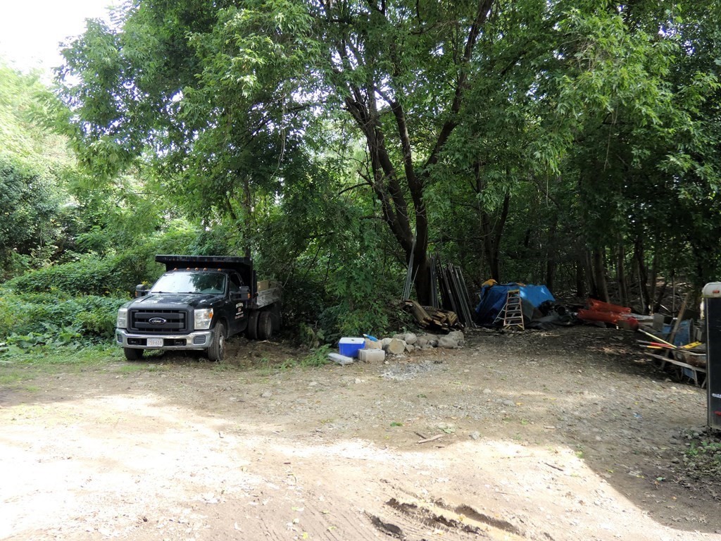 a car parked in the side of the road