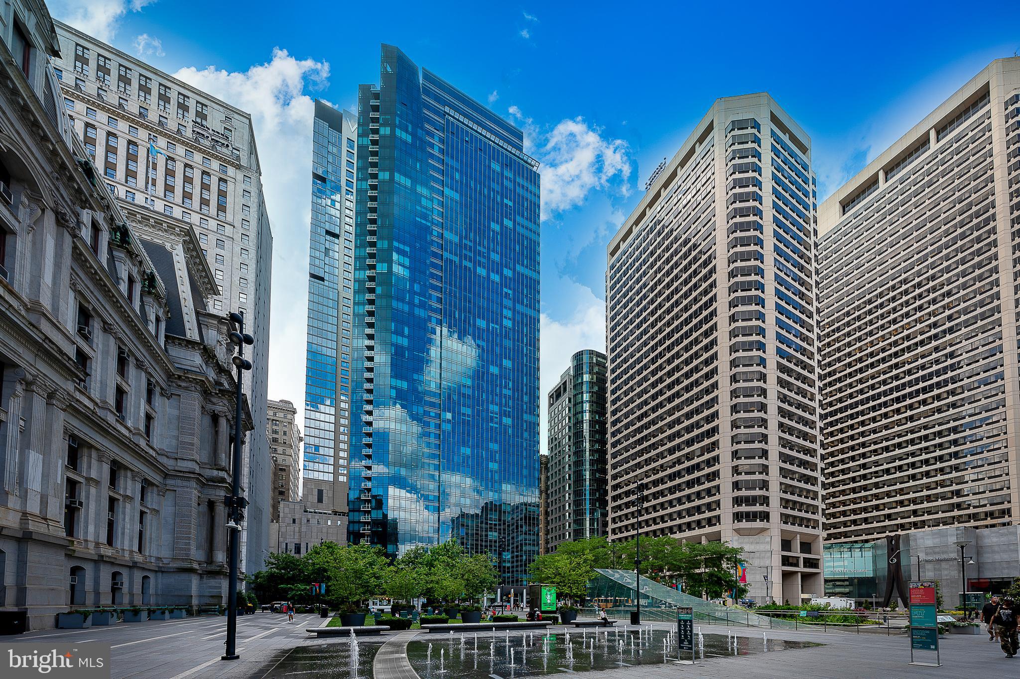 a view of buildings