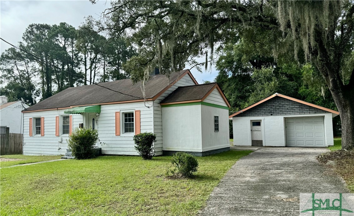 Main House with detached garage