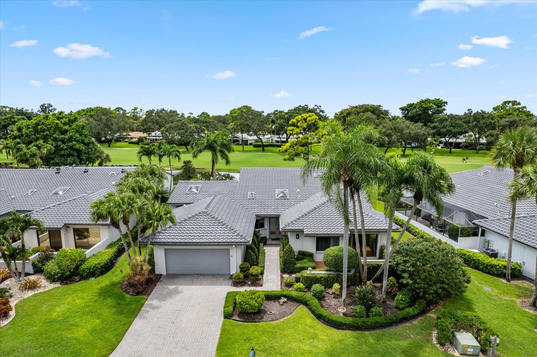 a aerial view of a house