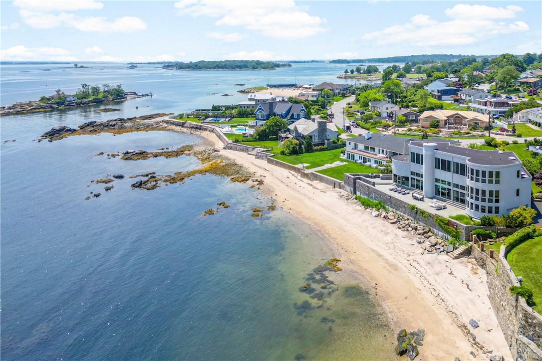 Bird's eye view with a beach view and a water view