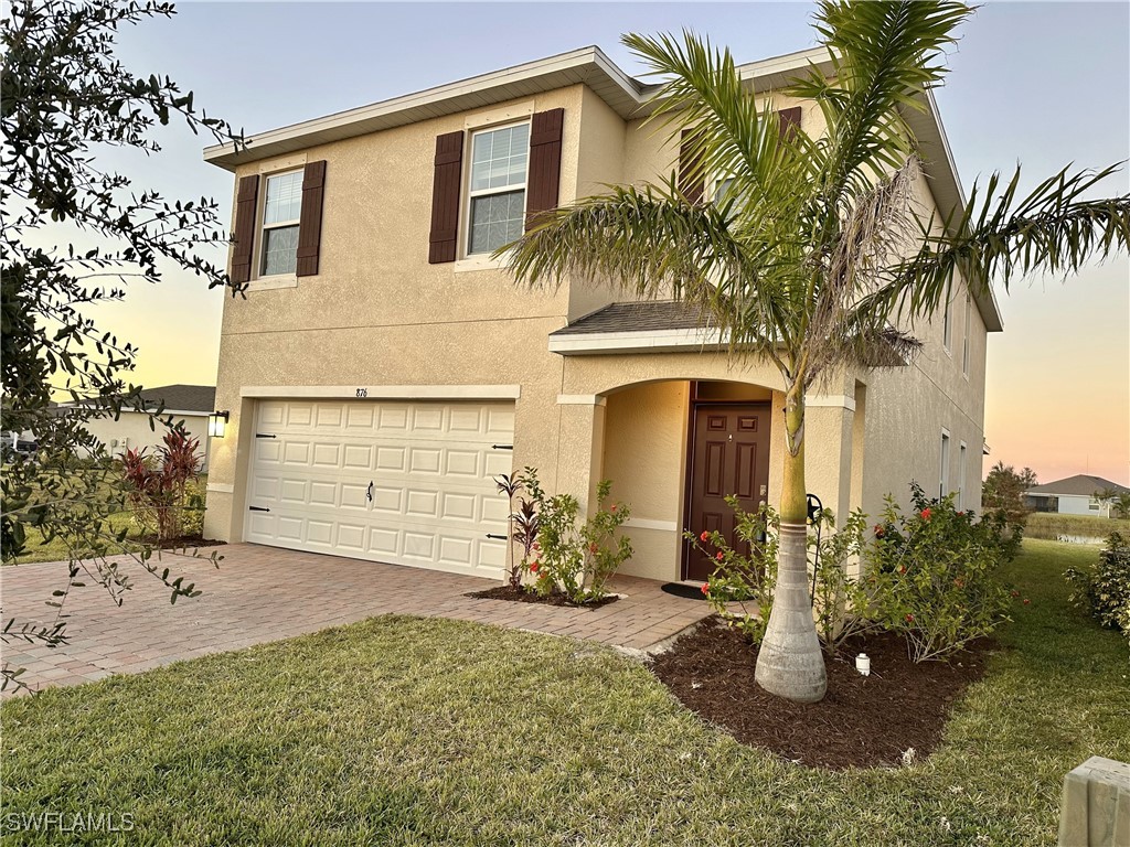 a view of a house with a patio