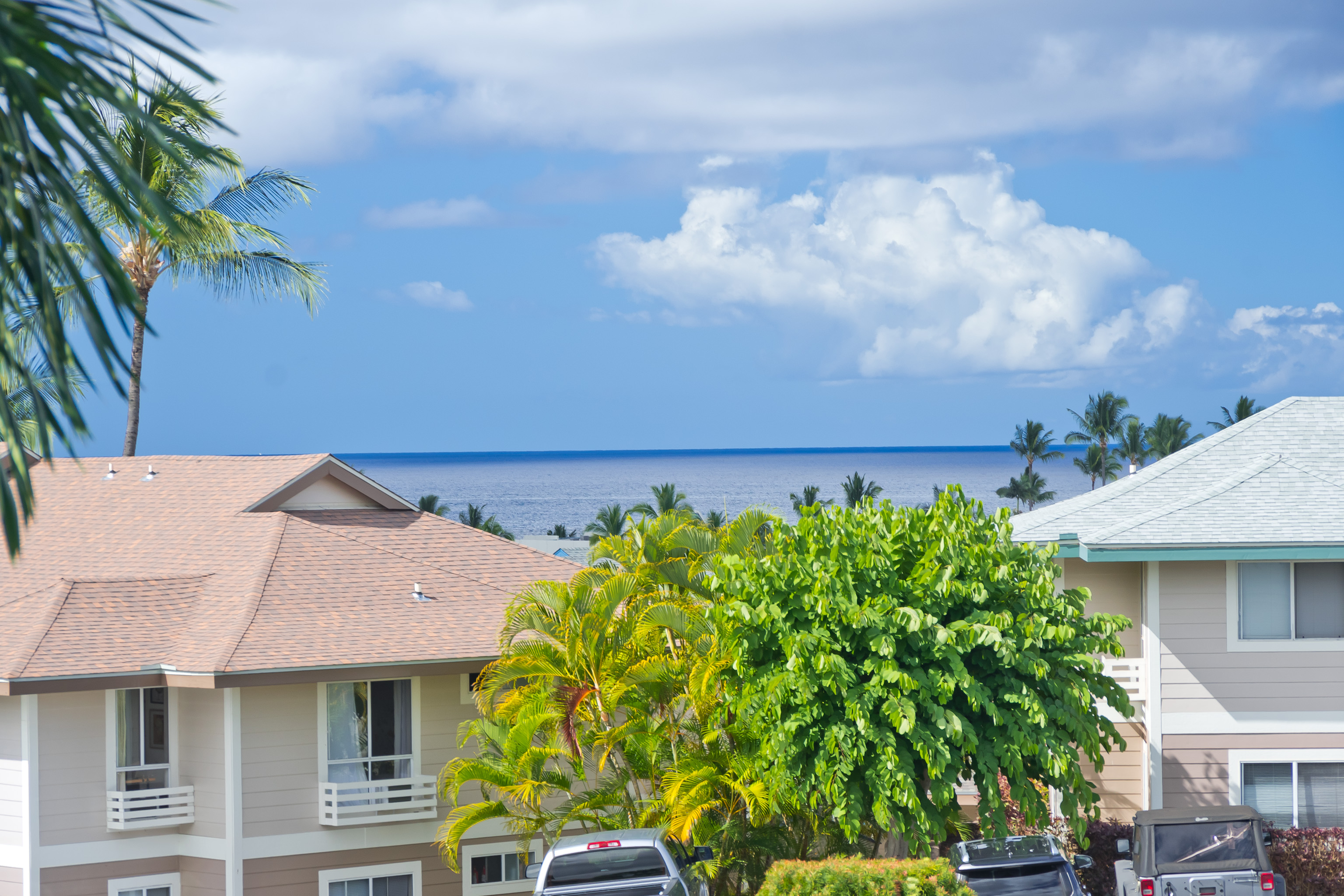 North facing ocean view from Lanai