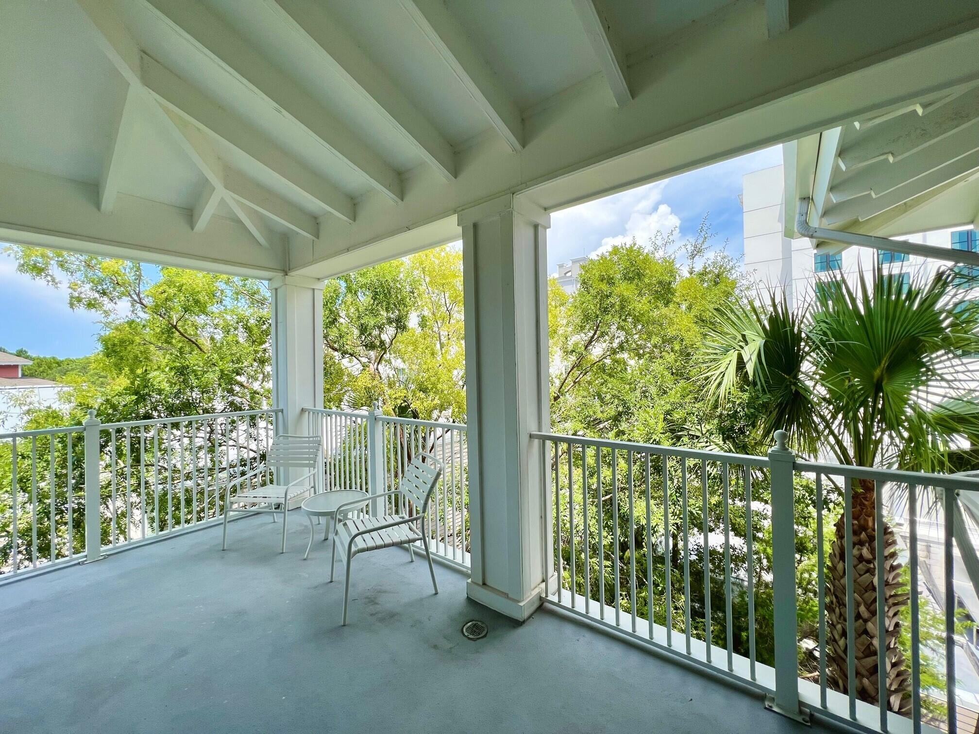 a view of a porch