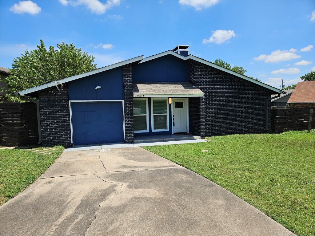 1 Car Garage & Covered front Porch