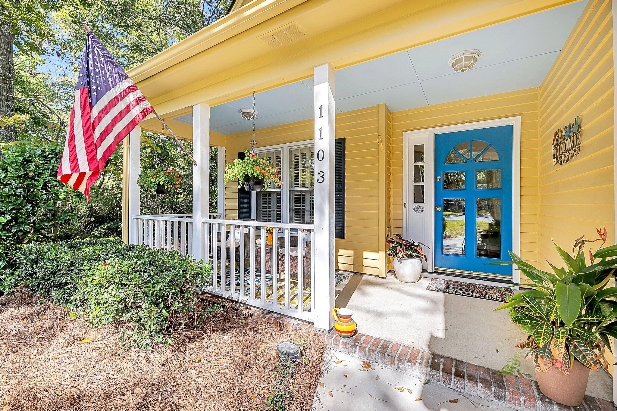 Front porch & door