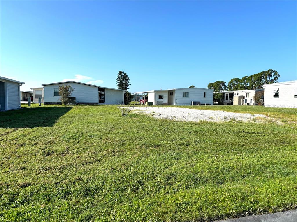 a large house with a yard