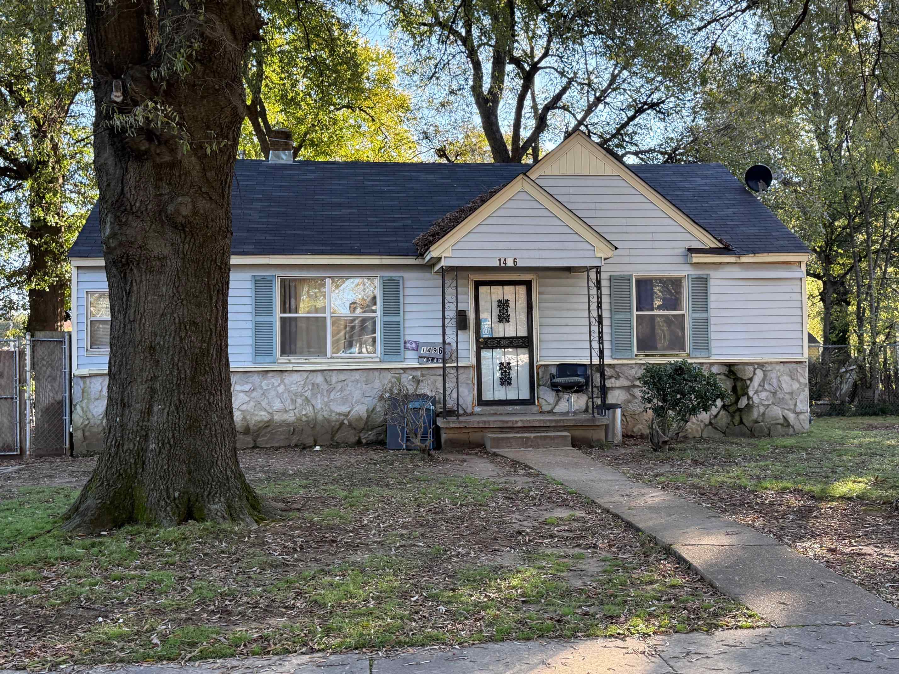 View of bungalow