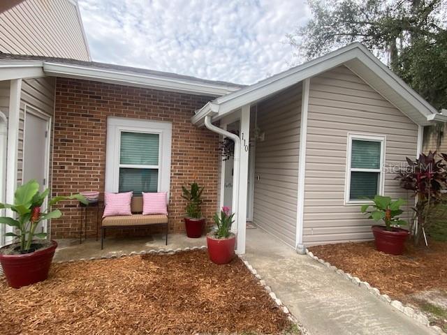 a view of a house with patio