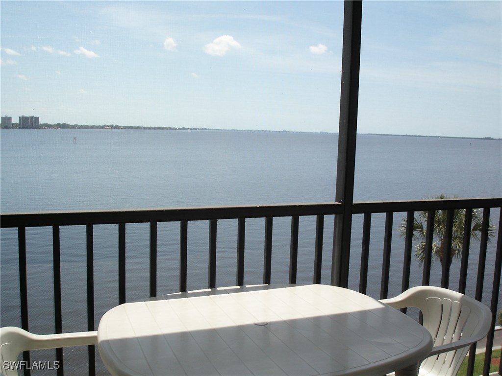 a view of a balcony