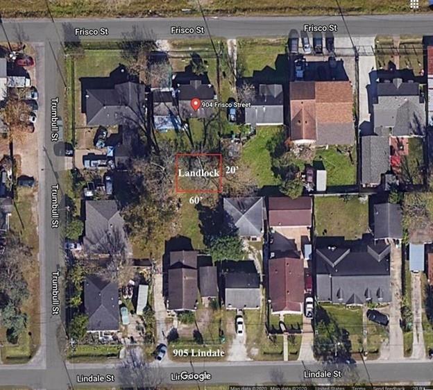 an aerial view of waterside residential houses