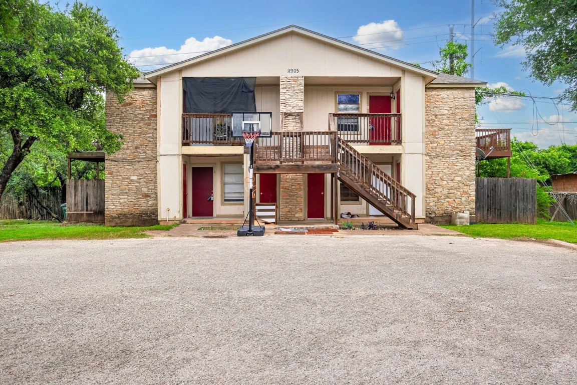 front view of a house with a small yard