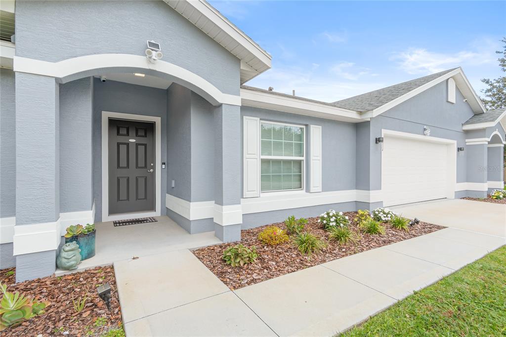 Front entrance of home