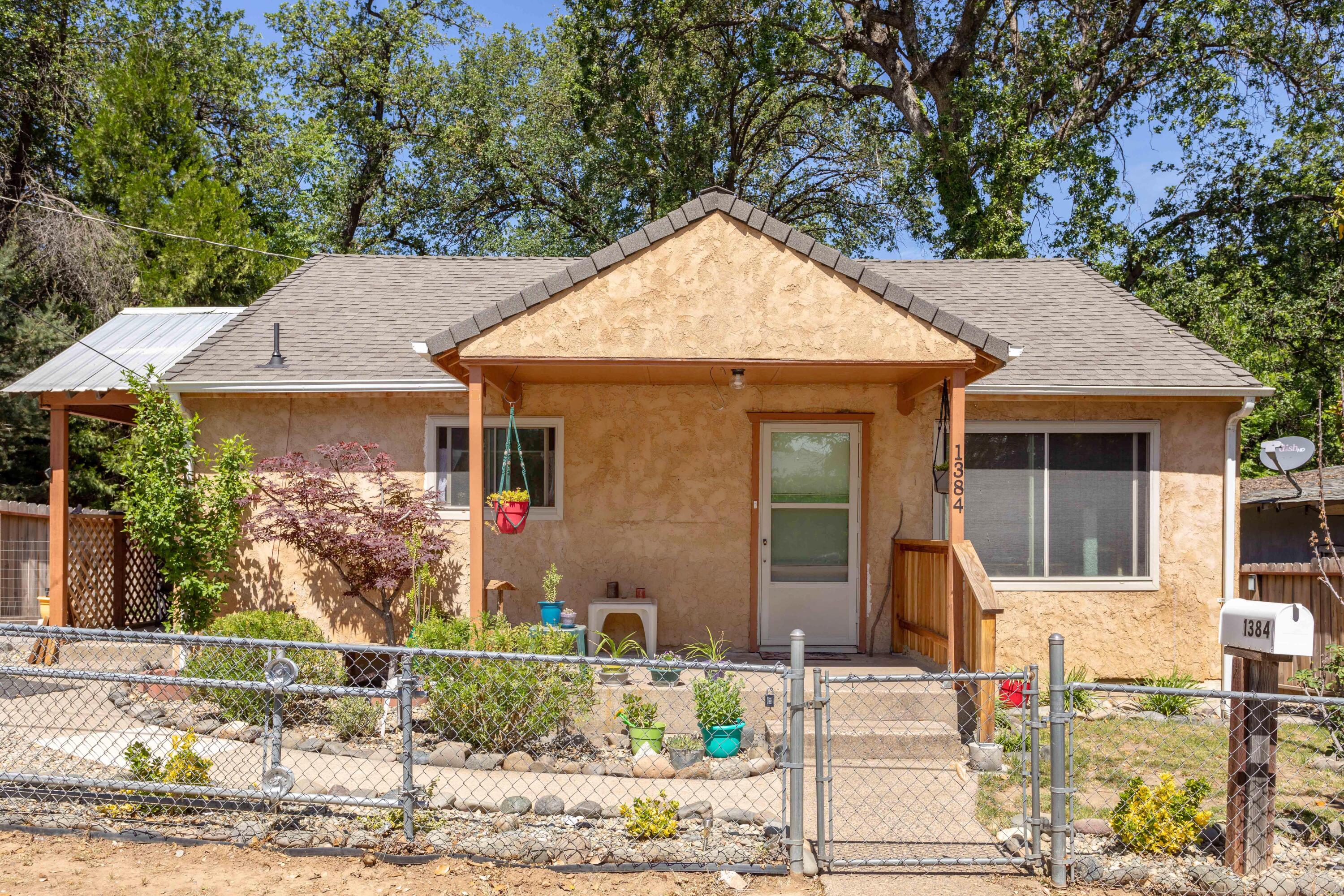 front view of a house with a porch