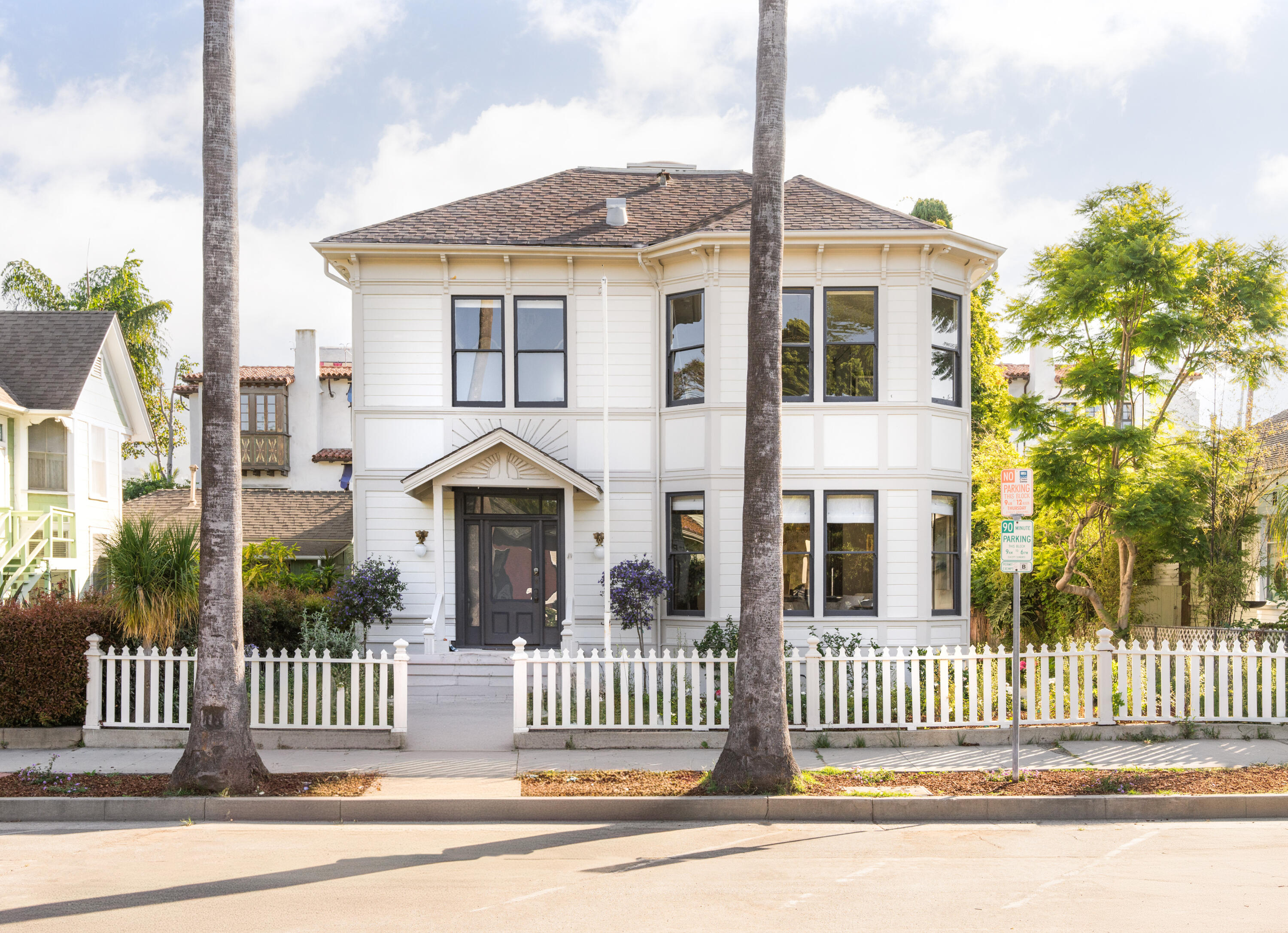 front view of a house with a porch