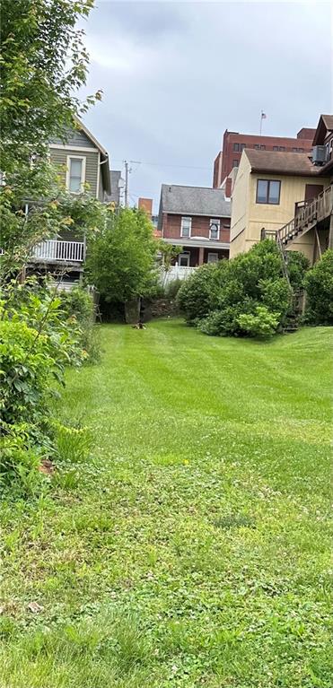 a house view with a garden space