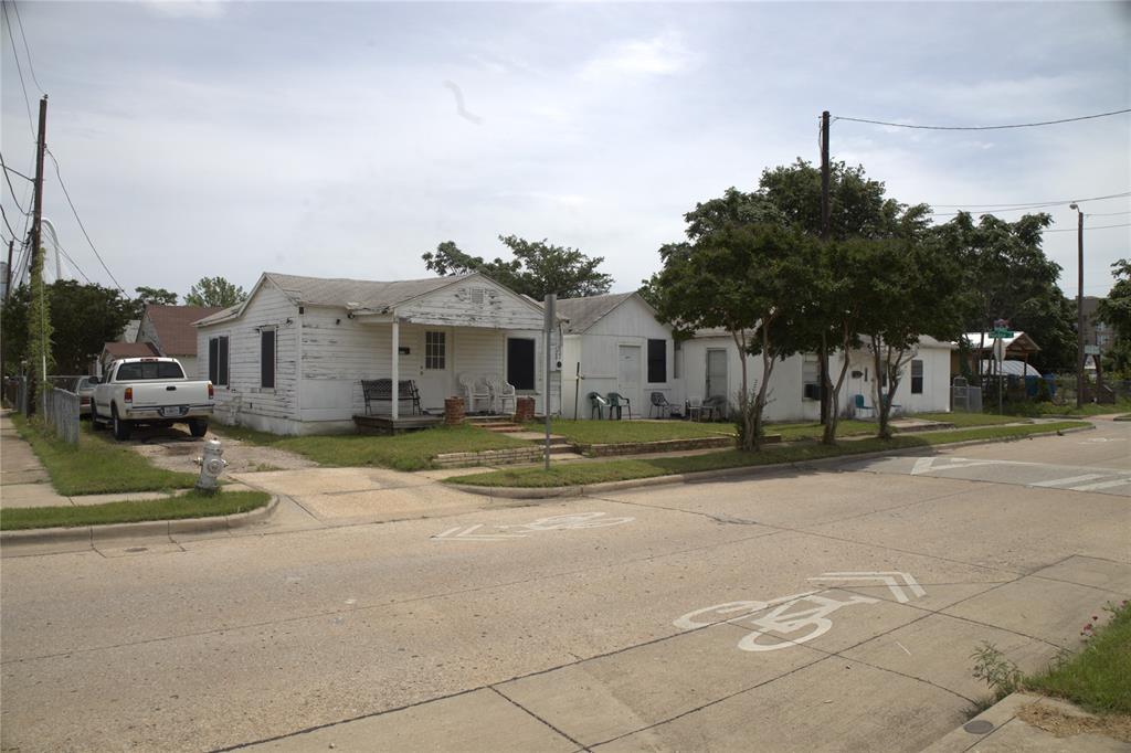 a view of a house with a street