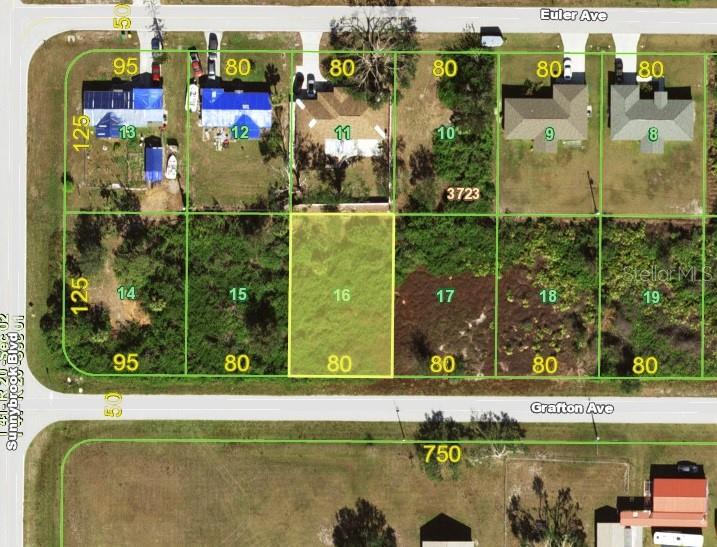 County map of lot