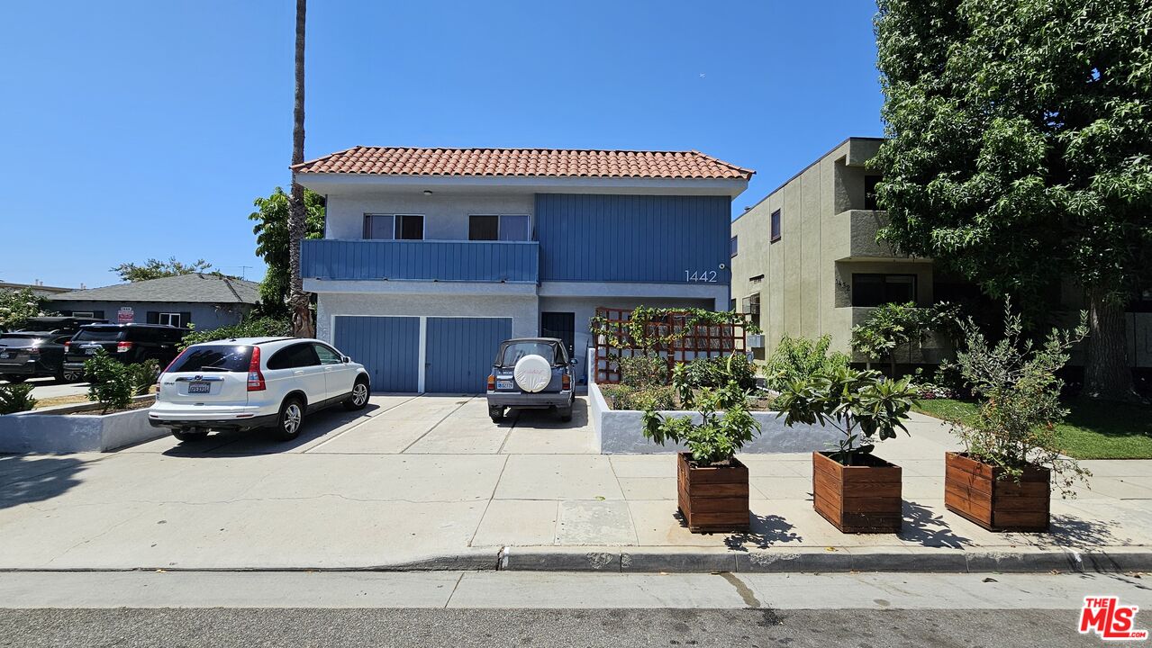 a car parked in front of house