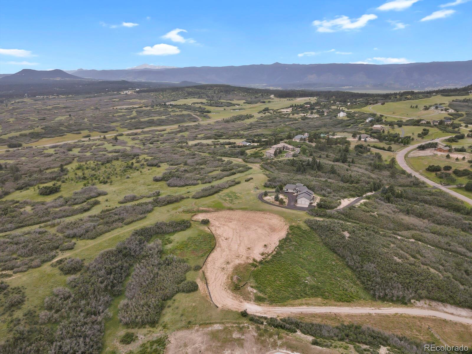 a view of outdoor space and mountain view