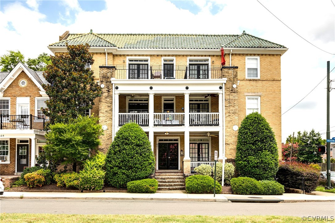 front view of a house