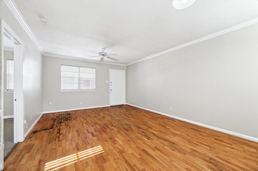 wooden floor in a room