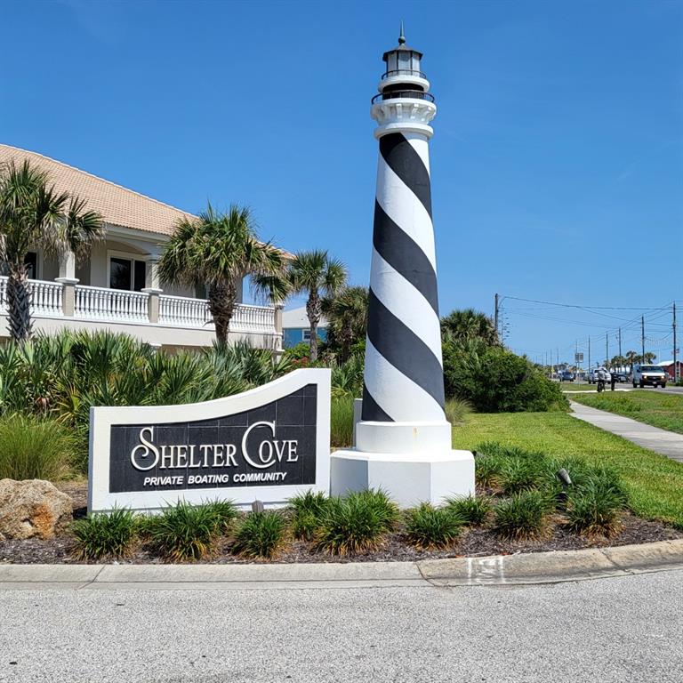 Shelter Cove Entrance on A1A