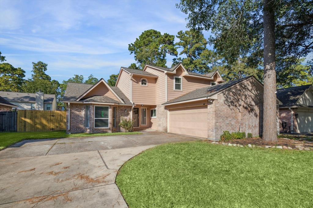 front view of a house with a small yard